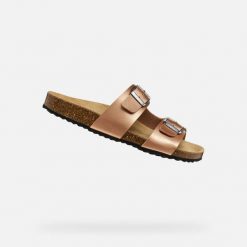 Sandały GEOX D BRIONIA Brąz. Czerwone obuwie trekkingowe damskie Geox. Za 279.99 zł.