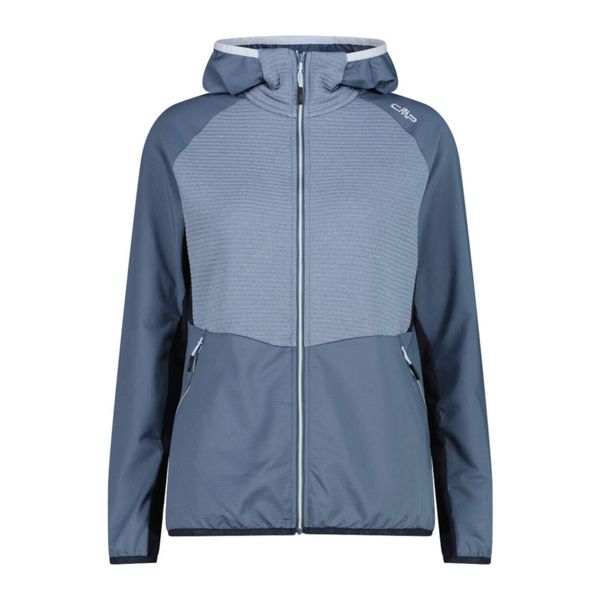 Softshell damski CMP Omber Jacket Fix Hood. Niebieskie kurtki softshell damskie CMP, m, bez wzorów, z elastanu, z kapturem. Za 384.99 zł.