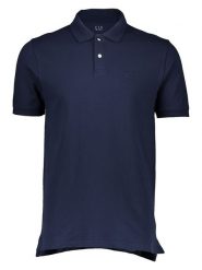 GAP Koszulka polo w kolorze granatowym rozmiar: S. Niebieskie koszulki polo męskie GAP, s, bez wzorów, z bawełny, bez ramiączek. Za 60.88 zł.