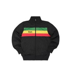 Kurtka z dresu Lonsdale Sounds Three. Czarne kurtki męskie Lonsdale, m, bez wzorów, z dresówki, bez kaptura. Za 263.00 zł.