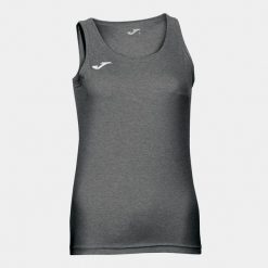 Koszulka fitness damska Joma Diana bez rękawów. Szare bluzki sportowe damskie Joma, l, z meshu, bez kołnierzyka, bez ramiączek. Za 123.00 zł.