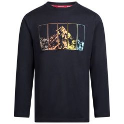 Męska Koszulka Casualowa Zeppelin Z Długim Rękawem. Czarne koszulki męskie z długim rękawem Trespass, m. Za 113.99 zł.