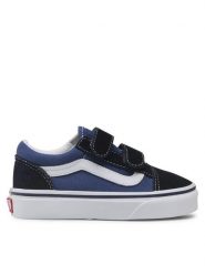 Vans Tenisówki Old Skool V VN000VHENWD1 Czarny. Czarne buty sportowe chłopięce Vans, ze skóry, bez zapięcia. Za 189.99 zł.