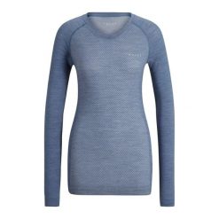Damska koszulka z długim rękawem Falke Wool-Tech Light. Niebieskie t-shirty damskie Falke, l, bez wzorów, z materiału, bez kołnierzyka. Za 399.50 zł.