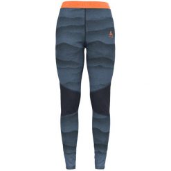Legginsy termoaktywne damskie Odlo WHISTLER ECO. Niebieskie bielizna termoaktywna damska Odlo, s, bez wzorów. W wyprzedaży za 175.00 zł.