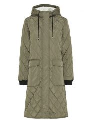 TicketWOMAN Płaszcz przejściowy "Isabella" w kolorze khaki rozmiar: 38. Brązowe płaszcze damskie TicketWOMAN, bez wzorów. Za 260.99 zł.