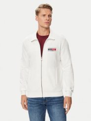 Tommy Hilfiger Bluza Brand Love MW0MW44941 Biały Regular Fit. Białe bluzy bez kaptura męskie Tommy Hilfiger, l, z bawełny. Za 489.99 zł.