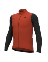 Bluza rowerowa męska Alé Cycling Solid Fondo 2.0. Brązowe bluzy sportowe męskie ALÉ CYCLING, na jesień, bez wzorów, z elastanu, eleganckie, bez kołnierzyka, bez ramiączek. Za 373.99 zł.