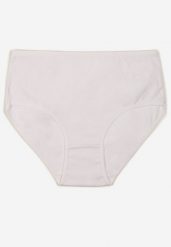 Białe Bawełniane Majtki Figi w Minimalistycznym Stylu Idira. Białe figi damskie Renee, plus size, bez wzorów, z bawełny. Za 9.99 zł.