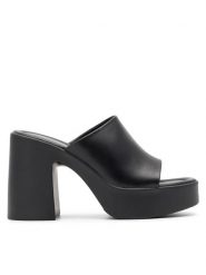 DeeZee Klapki H85819-1 Czarny. Czarne klapki damskie DeeZee, bez wzorów, z syntetyku, bez obcasa. Za 73.99 zł.