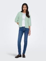 ONLY Kardigan "Simoni" w kolorze miętowym rozmiar: L. Zielone kardigany damskie Only, l, bez wzorów. Za 82.99 zł.