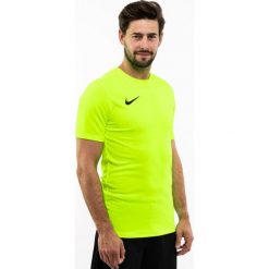 Koszulka sportowa męska Nike Dry Park VII JSY SS. Żółte t-shirty sportowe męskie Nike, m, bez ramiączek. Za 74.00 zł.