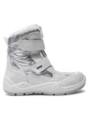 Primigi Śniegowce 6882500 D GORE-TEX Srebrny. Szare kozaki dziewczęce Primigi, bez wzorów, z gore-texu, bez obcasa. Za 499.99 zł.