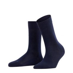 Skarpetki damskie Falke Sensitive London. Czarne skarpetki damskie Falke, bez wzorów, z bawełny. Za 119.50 zł.