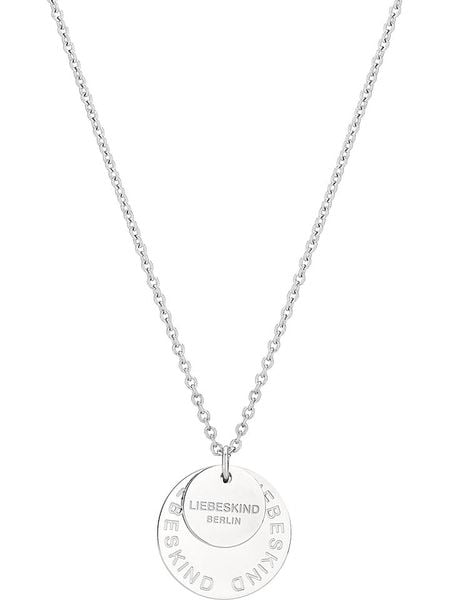 Liebeskind Naszyjnik z zawieszką - dł. 45 cm rozmiar: onesize. Szare naszyjniki damskie Liebeskind, ze stali. Za 143.90 zł.