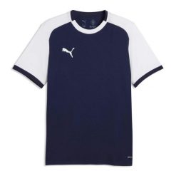 Koszulka Puma Team Liga26. Białe t-shirty sportowe męskie Puma, xs, z materiału, bez ramiączek, na fitness i siłownię. Za 158.00 zł.