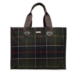 Torebka Barbour. Zielone torebki klasyczne damskie Barbour, bez wzorów, bez dodatków. Za 549.99 zł.