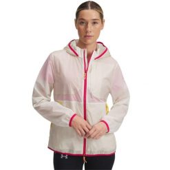 Damska kurtka do biegania UA TRAIL RUN JACKET 1383358-279 M. Brązowe kurtki damskie Under Armour, m, bez wzorów, bez kaptura. Za 386.99 zł.