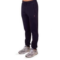Spodnie Napapijri Malis Blu Marine. Niebieskie spodnie dresowe męskie Napapijri, bez wzorów, z dresówki, marine. Za 269.99 zł.