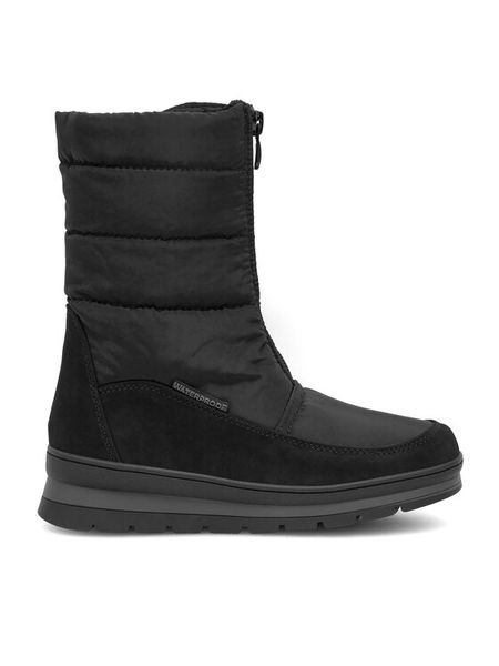 Nelli Blu Kozaki CS5595-06 Czarny. Czarne kozaki dziewczęce Nelli Blu, bez wzorów, z materiału, bez obcasa. Za 99.99 zł.