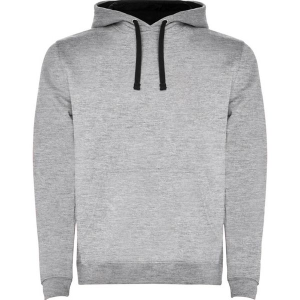 Męska Bluza Urban Plain Heather Hoodie. Szare bluzy z kapturem męskie ROLY, m, z bawełny. Za 149.99 zł.