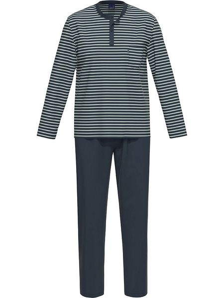 Ammann Piżama w kolorze granatowym rozmiar: 50. Niebieskie piżamy męskie Ammann, bez wzorów, z bawełny, bez ramiączek. Za 148.26 zł.