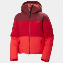 Damska kurtka narciarska Helly Hansen Nora. Czerwone kurtki narciarskie i snowboardowe damskie Helly Hansen, s, bez wzorów, z poliesteru, bez kaptura, narciarskie, primaloft. Za 1,141.10 zł.