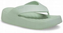 Japonki Dla Dorosłych Crocs Getaway Platform Flip. Zielone klapki i japonki męskie Crocs, z materiału. Za 139.99 zł.