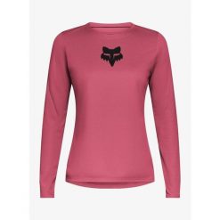 Bluza rowerowa damska Fox Ranger LS Jersey Fox Head. Czerwone bluzy bez kaptura damskie FOX, z jersey. Za 247.49 zł.
