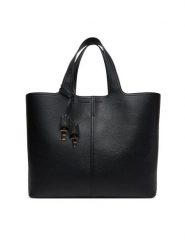 Elisabetta Franchi Torebka BS-57A-52E2 Czarny. Czarne torebki klasyczne damskie Elisabetta Franchi, bez wzorów, ze skóry, bez dodatków. Za 1,159.00 zł.