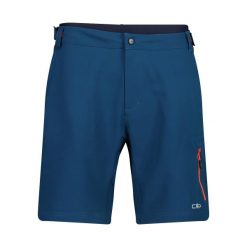 Spodenki męskie rowerowe CMP. Niebieskie szorty męskie CMP, na lato, bez wzorów. Za 369.99 zł.