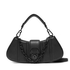 Torebka Steve Madden. Czarne torebki klasyczne damskie Steve Madden, bez wzorów, bez dodatków. Za 429.99 zł.