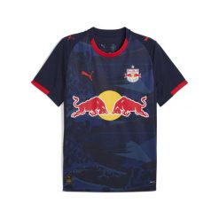 Męska koszulka wyjazdowa FC Red Bull Salzburg 25/26 PUMA. Czerwone t-shirty sportowe męskie Puma, m, bez ramiączek, do piłki nożnej. Za 429.00 zł.