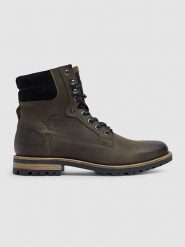 PME Legend Skórzane botki w kolorze ciemnobrązowym rozmiar: 44. Brązowe buty zimowe męskie PME Legend, bez zapięcia. Za 304.56 zł.