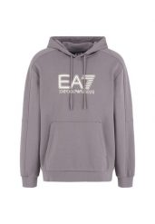 Bluza męska EA7 Emporio Armani Train Visibility. Fioletowe bluzy z kapturem męskie EA7, m, z bawełny. Za 379.99 zł.