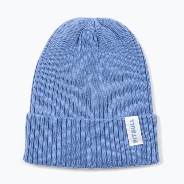 Czapka zimowa Pitbull Beanie Pitbull Acacia. Niebieskie czapki męskie PITBULL, na zimę, bez wzorów, z dzianiny, sportowe. Za 62.99 zł.