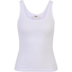 Tank Top Damski Prążkowana Ekologiczny Basic 2pak. Białe topy damskie Urban Classics, xl, bez wzorów, prążkowane, bez kołnierzyka. Za 85.99 zł.