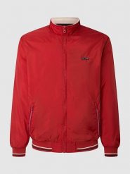 Pepe Jeans Kurtka przejściowa w kolorze czerwonym rozmiar: L. Czerwone kurtki męskie Pepe Jeans, l, bez wzorów, z jeansu, bez kaptura. Za 321.39 zł.