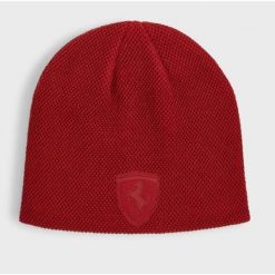 Czapka Zimowa Puma Ferrari Style Beanie. Czerwone czapki męskie Puma, z dzianiny. Za 101.20 zł.