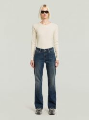 G-Star Dżinsy - Bootcut fit - w kolorze granatowym rozmiar: W31/L34. Niebieskie jeansy damskie G-Star, z podwyższonym stanem. Za 250.59 zł.