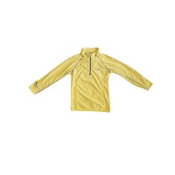 Dziewczęca bluza z mikropolaru z półgolfem Peak Mountain Gafine. Żółte bluzy bez kaptura damskie Peak Mountain, z materiału. Za 102.00 zł.