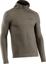 Bluza rowerowa męska Northwave Route Knit Hoodie. Zielone bluzy z kapturem męskie Northwave, m, z materiału. Za 526.80 zł.