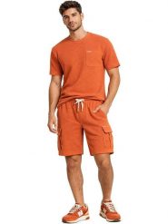 Geographical Norway Bermudy "Palafel" w kolorze pomarańczowym rozmiar: S. Pomarańczowe szorty męskie Geographical Norway, bez wzorów. Za 82.99 zł.