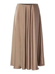 YAS Spódnica w kolorze szarobrązowym rozmiar: 34. Brązowe spódniczki damskie YAS, bez wzorów, z podwyższonym stanem, midi, proste. Za 173.99 zł.