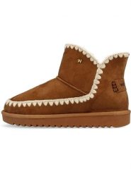 Wrangler Botki zimowe "Elsa" w kolorze jasnobrązowym rozmiar: 39. Brązowe botki damskie Wrangler, na zimę, bez obcasa, bez zapięcia. Za 170.07 zł.