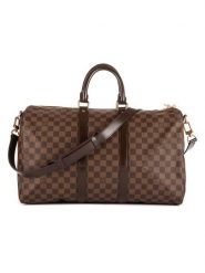 Louis Vuitton Torba podróżna w kolorze jasnobrązowo-brązowym - 45 x 24 x 20 cm rozmiar: onesize. Brązowe torebki klasyczne damskie Louis Vuitton, bez wzorów, z materiału, bez dodatków. Za 8,995.99 zł.