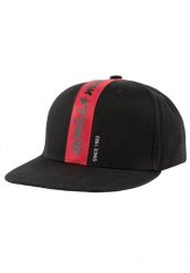 Malone Snapback Czapka - Czarny. Czarne czapki męskie GORILLA WEAR, bez wzorów, z bawełny. Za 170.00 zł.