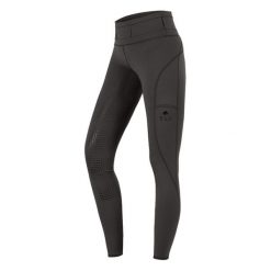 Damskie legginsy jeździeckie z pełną przyczepnością ELT Hanna. Szare legginsy damskie ELT, bez wzorów, z elastanu. Za 224.00 zł.
