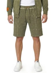 Męskie szorty bermudzkie Old Wash. Niebieskie szorty męskie LEONE 1947 APPAREL, na lato, bez wzorów, z bawełny, vintage. Za 265.23 zł.
