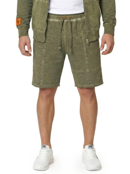 Męskie szorty bermudzkie Old Wash. Niebieskie szorty męskie LEONE 1947 APPAREL, na lato, bez wzorów, z bawełny, vintage. Za 265.23 zł.